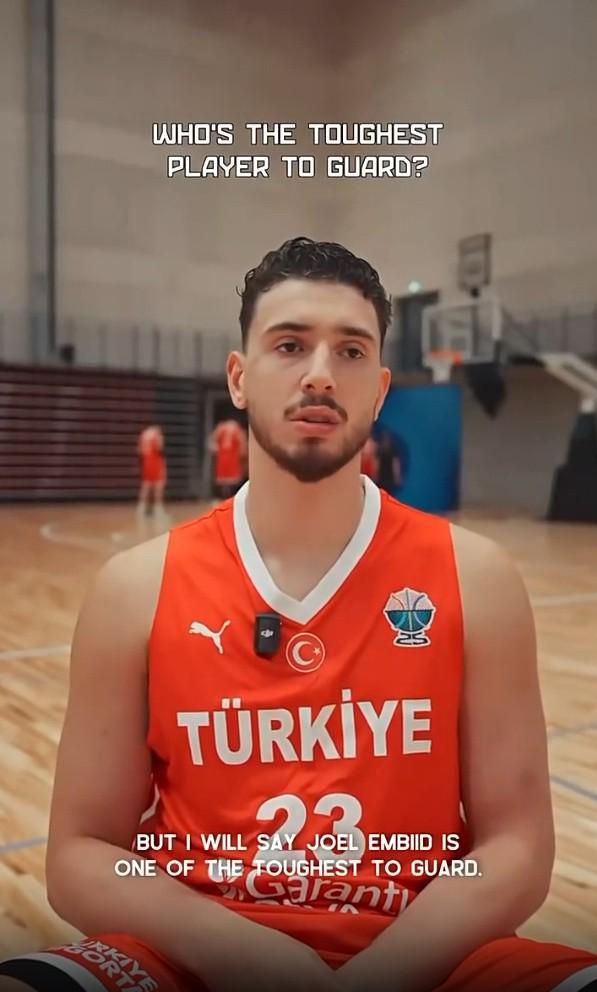 kaiyun-申京：NBA中恩比德最难防守；我状态好时在NBA无人可挡